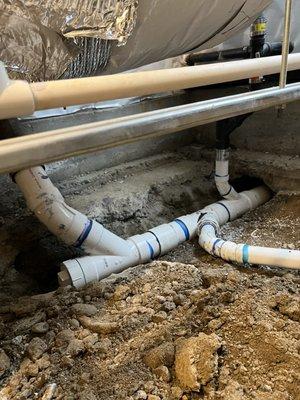 Main sewer line repair