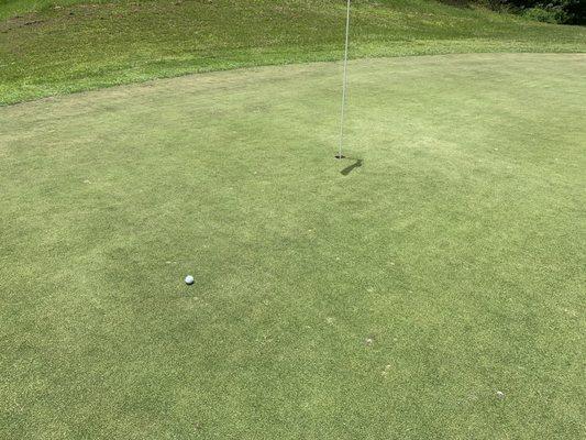 I made this birdie putt on a par 3