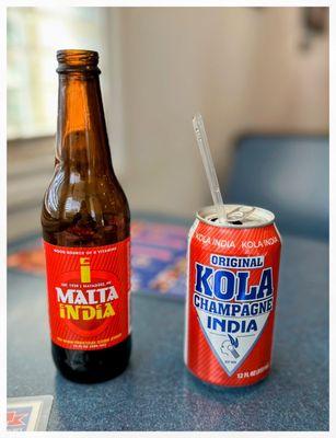 Refreshing Malta and Kola Champagne from Cervecería India, Mayaguez Puerto Rico.