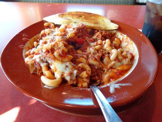 Inside the goulash.