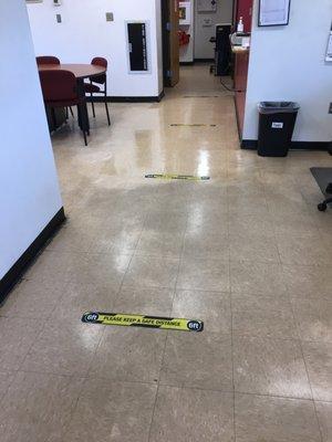 Customer thought the floor needed to be replaced and wanted to test the worse area.