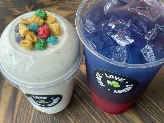 CAPN' Crunch Shake & Captain America ENERGY drink