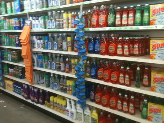 Cleaning supplies