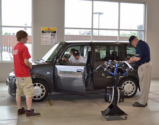 Our greeters perform a walk around upon arrival. We want to make sure we return it it the same condition