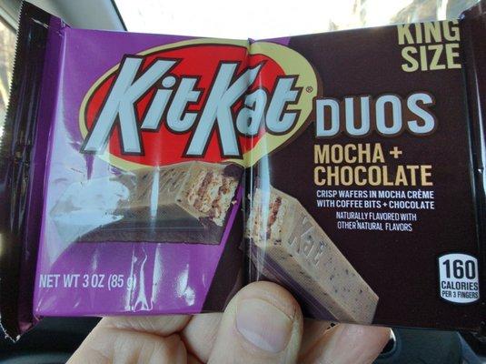 #kitkatduos #kingsize #candybar #mocha+chocolate #free #udruve at #udf #northside @yelpcincy