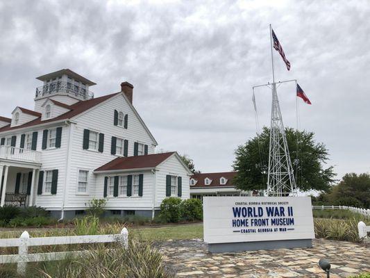 The Coast Guard building was build as part of the New Deals PWA.