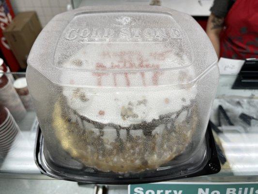 Coffee Lover ice cream cake!