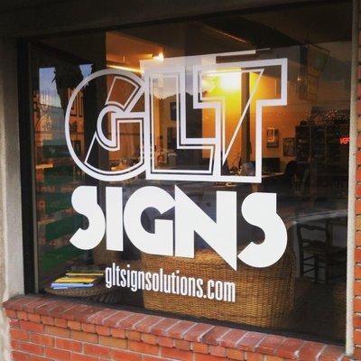 Vinyl Graphics on our own storefront!