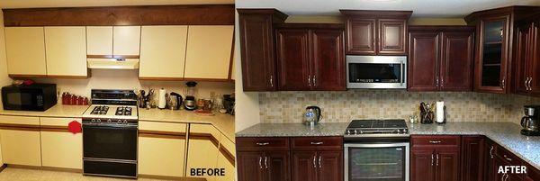 Windsor kitchen before and after