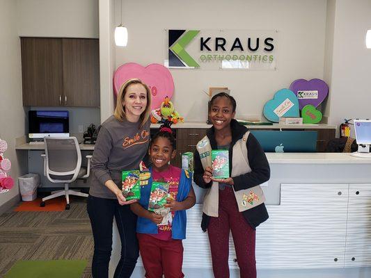 Thank you Kraus Orthodontics for your support with the Girl Scouts.