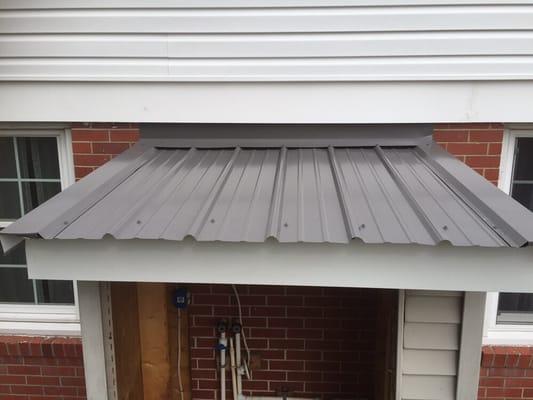 Small metal roof job