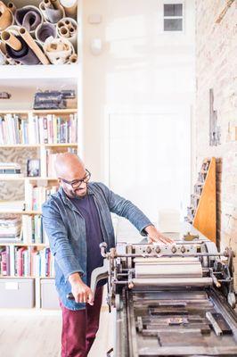 Adult BookClub Letterpress Project!