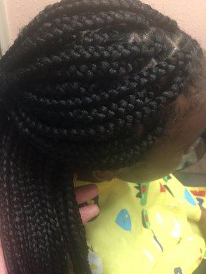 Kids box braids