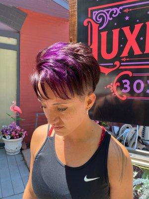 Color and cut by Heather