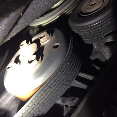 Have your belts checked, dry cracking belts are one of the most common vehicle break downs...