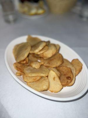 Greek-style Fried Potatoes (came with fish)