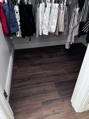 Closet floors