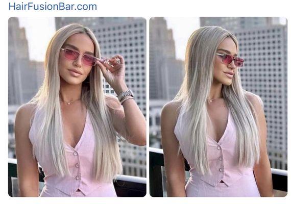 Custom fusion hair extensions