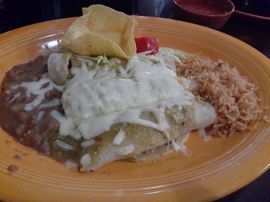 Green enchiladas