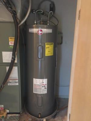 New water heater replacement in Arlington TX.