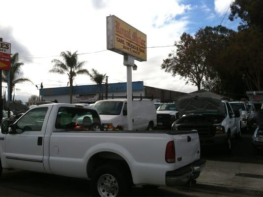 You can buy a truck here in any color, as long as it's white.