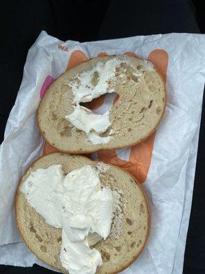 Disgusting bagel