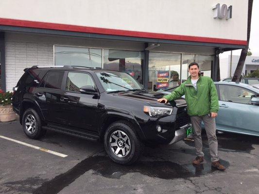 Congratulations to Vasily on his new Toyota 4Runner! Thank you and enjoy your new SUV!