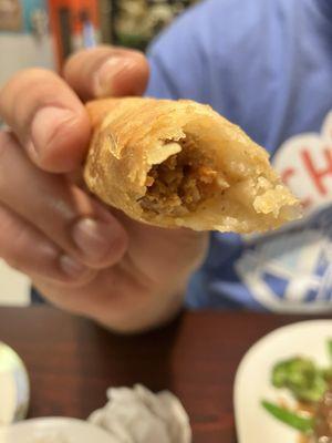 Egg roll with pork