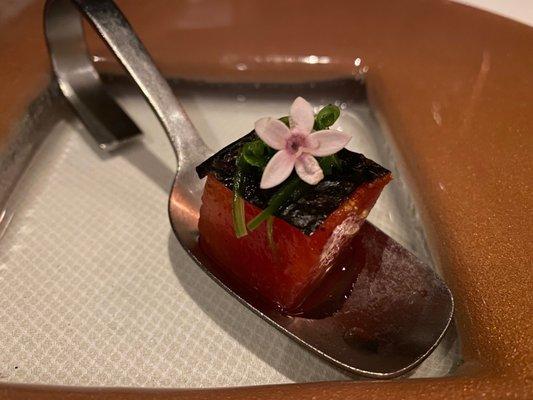 Watermelon that looks like tuna - so tasty