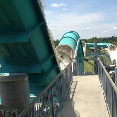 The RollerCoaster WaterSlide:)! Very Funn!!:)