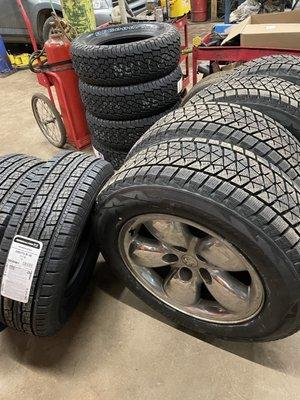 Call us for your tire needs.