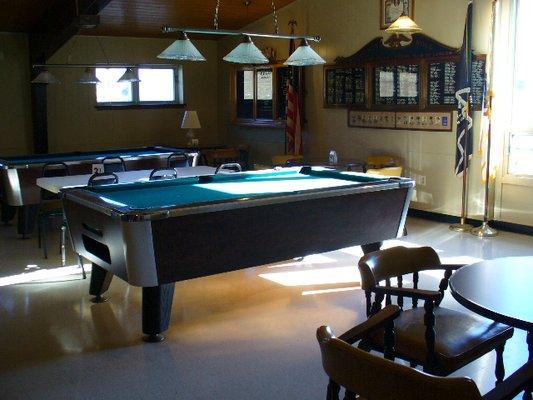 2 Pool Tables in Lounge