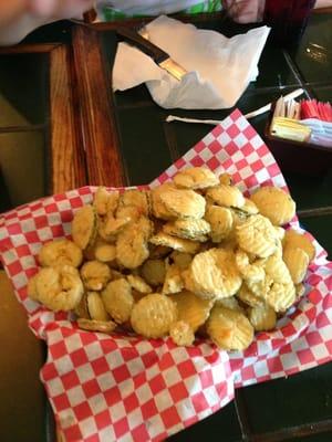 Fried pickles are pretty good and there's a ton of them !