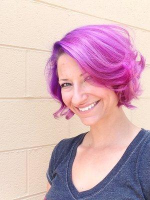 A fun Wild Orchid and Purple for the summer