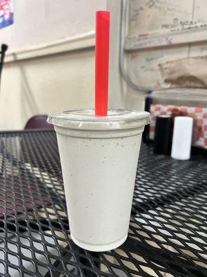 Chocolate chip cookie dough shake