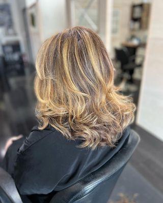 Balayage and Cut  Hair By: Sanaz