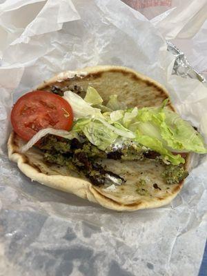 Falafel Gyro Sandwich