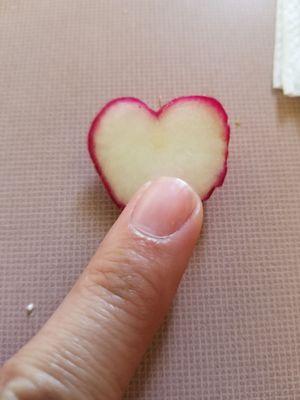 Heart shaped radish.. or so I thought lol