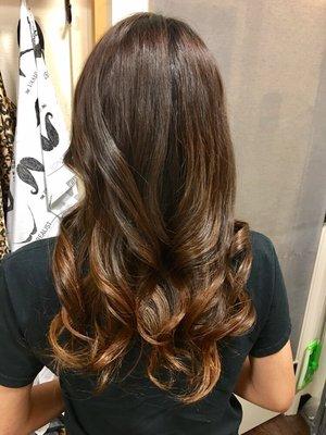 Soft balayage