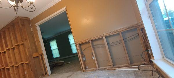 sheetrock demolition