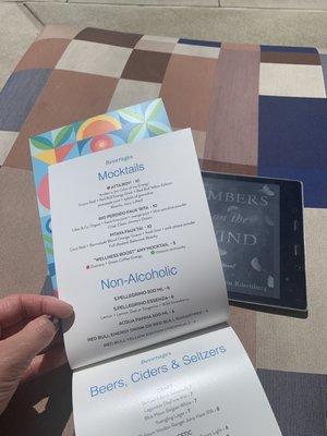 Non-Alcoholic Menu