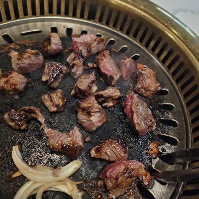 Marinated Cubed Short Ribs