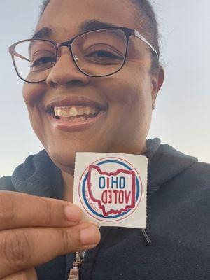 I voted early!