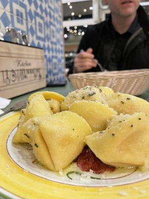 Butternut squash ravioli