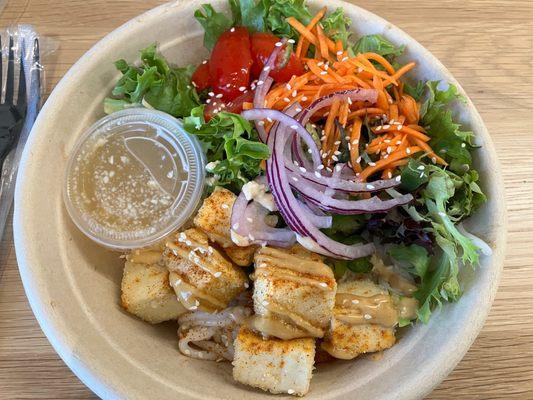 Rendang Tofu Vermicelli bowl $15+ tax and tip. Kinda meh.