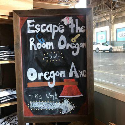 Escape the Room Oregon is located right above Oregon Axe in downtown Springfield in the Booth Kelly Center