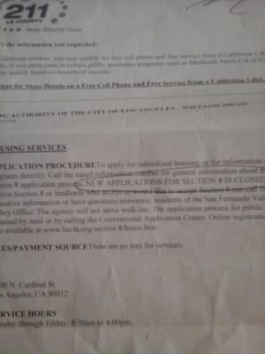 New Section 8 Applications are closed. You can neither apply for or receive Section 8 in LA County. Current as of April 11th, 2016.