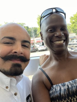 My guy, Wilson, one of the car care coordinators at Huntington VW. I came in for an oil change on July 20th.