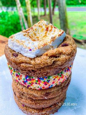 IG: @253Eater   Half Dozen Cookies  Birthday Cake  Salted Toffee  Pecan S'mores