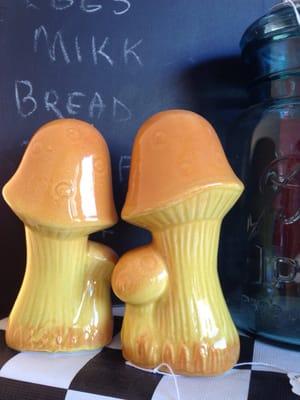 Interesting salt and pepper shakers.